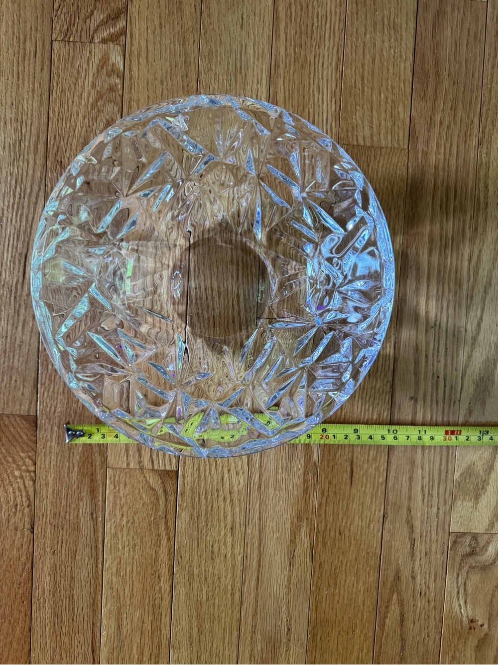 Tiffany & Co. Rock Cut Crystal Serving Bowl Set and Votive Candle Holder. - Picture 9 of 9